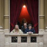 Los hermanos Milei presenciaron la jura de los diputados electos. Los hermanos Milei presenciaron la jura de los diputados electos.