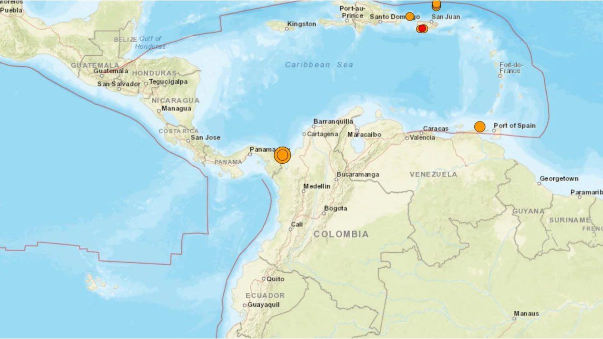 6.6 magnitude earthquake shakes border between Colombia and Panama