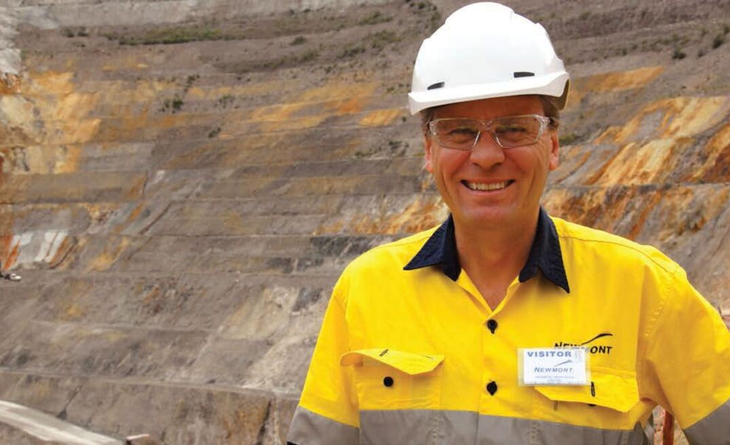 Tom Palmer, CEO saliente de Newmont. Tom Palmer, CEO saliente de Newmont.