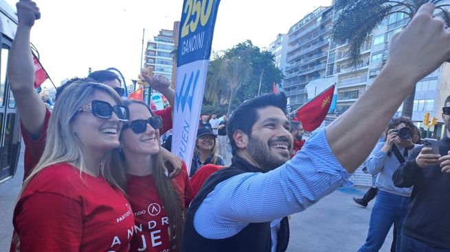 El candidato del Partido Colorado, Andrés Ojeda, puso el foco en la unidad.