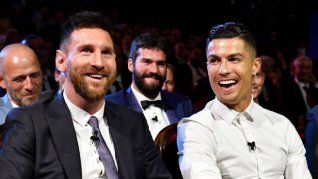 Messi y Cristiano Ronaldo juntos