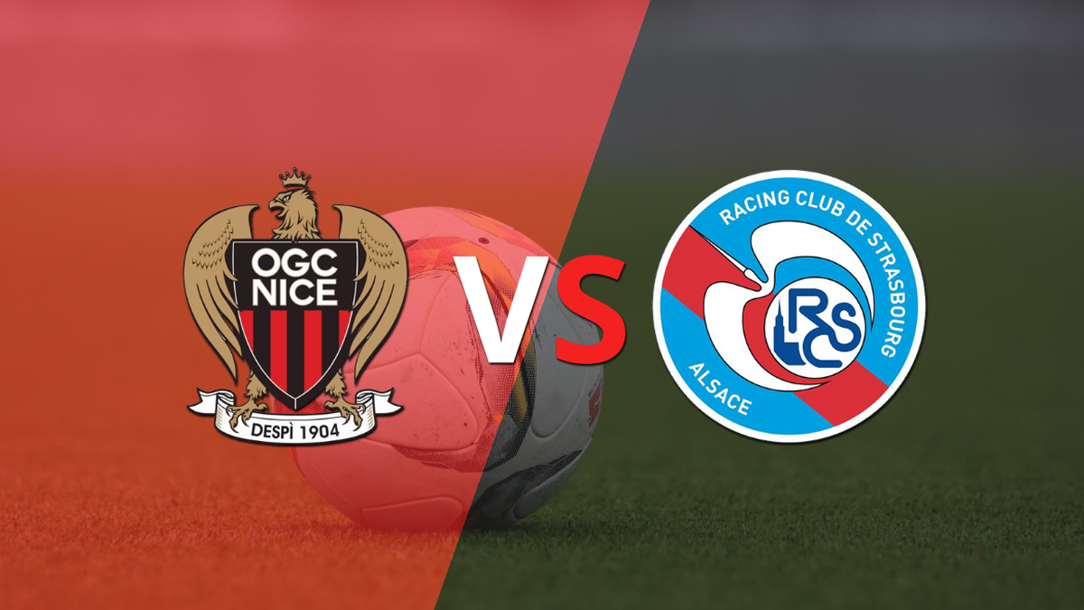 Start the match between Nice vs RC Strasbourg