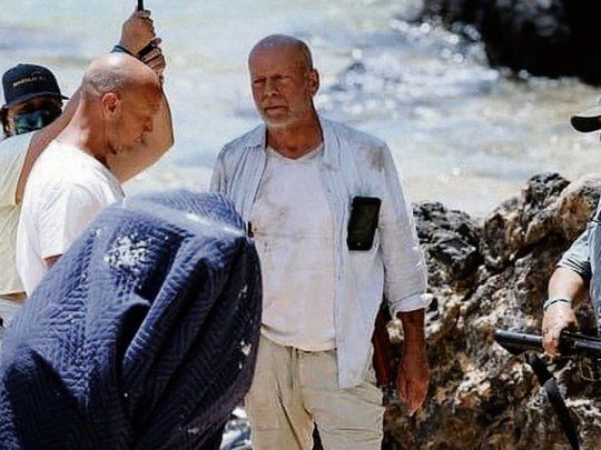 El último. Bruce Willis, ya enfermo, en el rodaje de “Paradise City”.