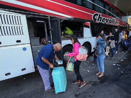 Ómnibus de larga distancia.
