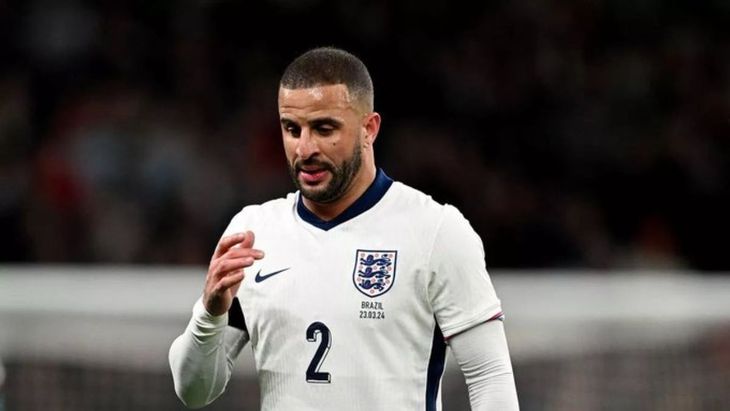 Kyle Walker, the English player who sparked controversy. Kyle Walker, the English player who sparked controversy.