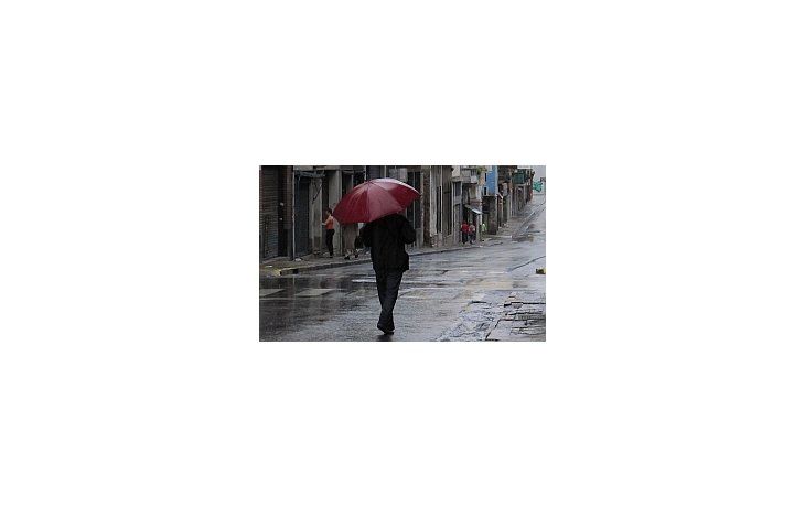 Luego de la tormenta, se produjo un brusco descenso de la temperatura.