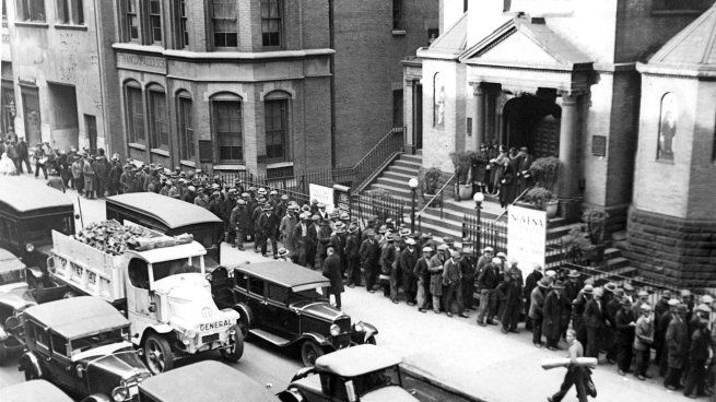 La caída de Wall Street en el año 1929, la primera gran crisis económica mundial.