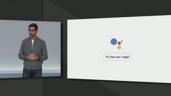 Sundar Pichai en la presentación.