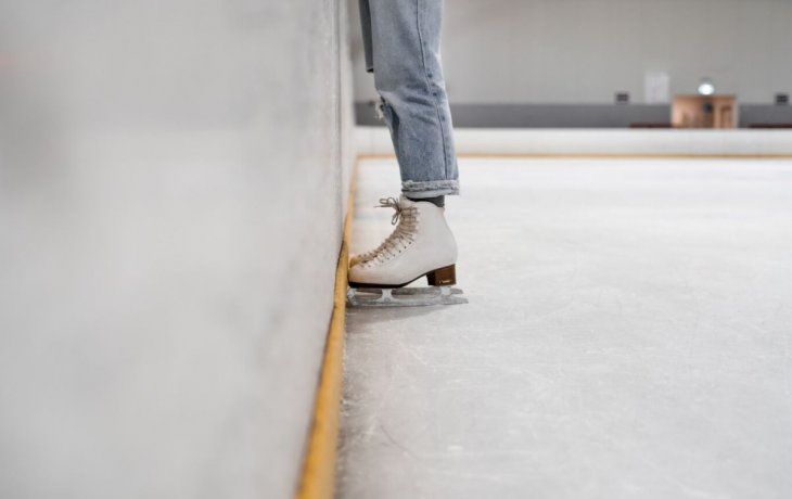 Patinaje sobre hielo.