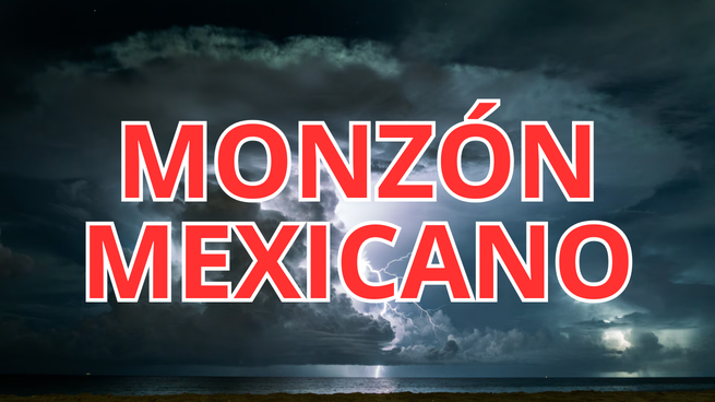 Monzón mexicano provoca tormentas en el país.