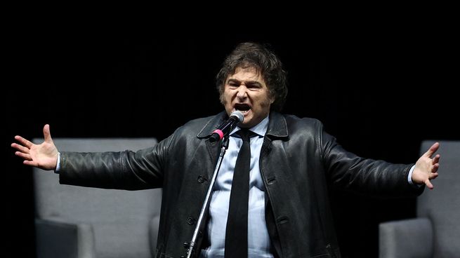 Javier Milei prensetó su libro en el Luna Park.