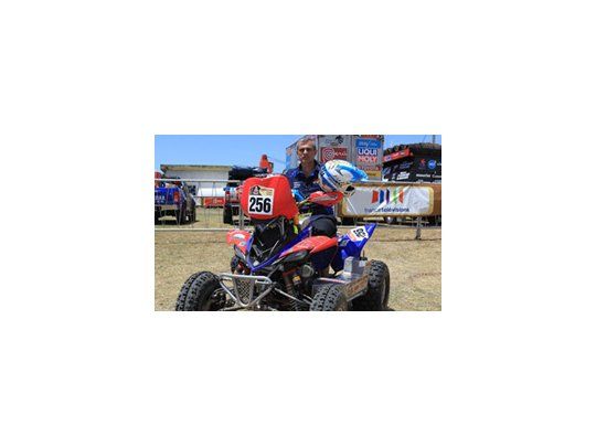 Pablo Copetti, a bordo de su Yamaha.