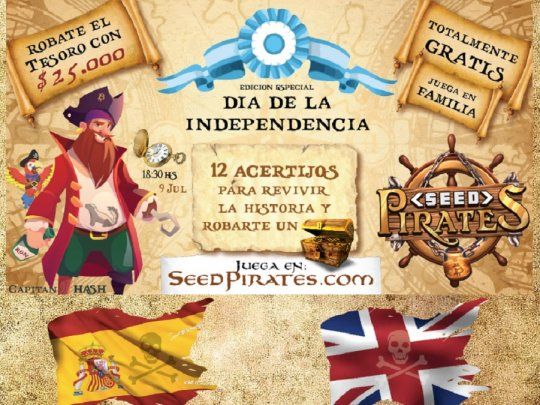 Seed Pirates nos cuenta que en realidad no se entrega un premio al ganador, sino que éste literalmente, como buen “pirata” lo roba.
