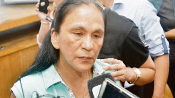 queja. Al finalizar la audiencia en la que se la absolvió, Milagro Sala denunció que es víctima de persecución política por parte del gobierno local.