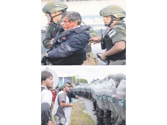 Los trabajadores volvieron a cortar de manera parcial la Riccheri y fueron desalojados  por la Gendarmería.