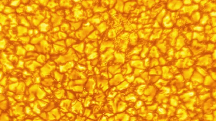 Fotografía de las manchas solares en el astro.
NATIONAL SOLAR OBSERVATORY (NSO), AURA, NSF