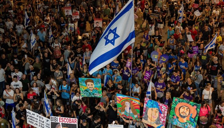 Protestas por liberación de rehenes del Hamás Protestas por liberación de rehenes del Hamás