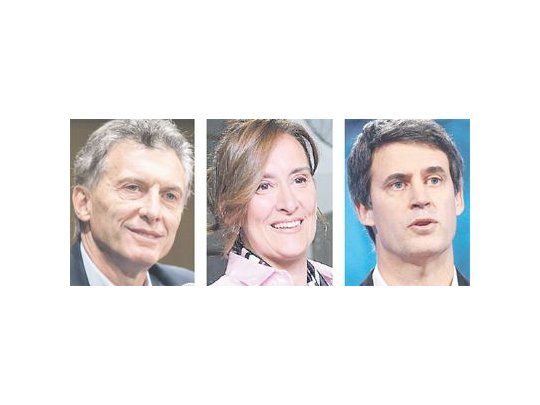 Mauricio Macri, Gabriela Michetti y Alfonso Prat Gay