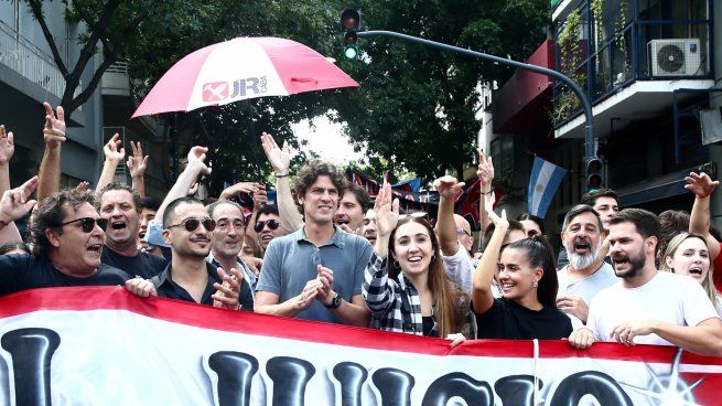Martín Lousteau marchó en el Día de la Memoria