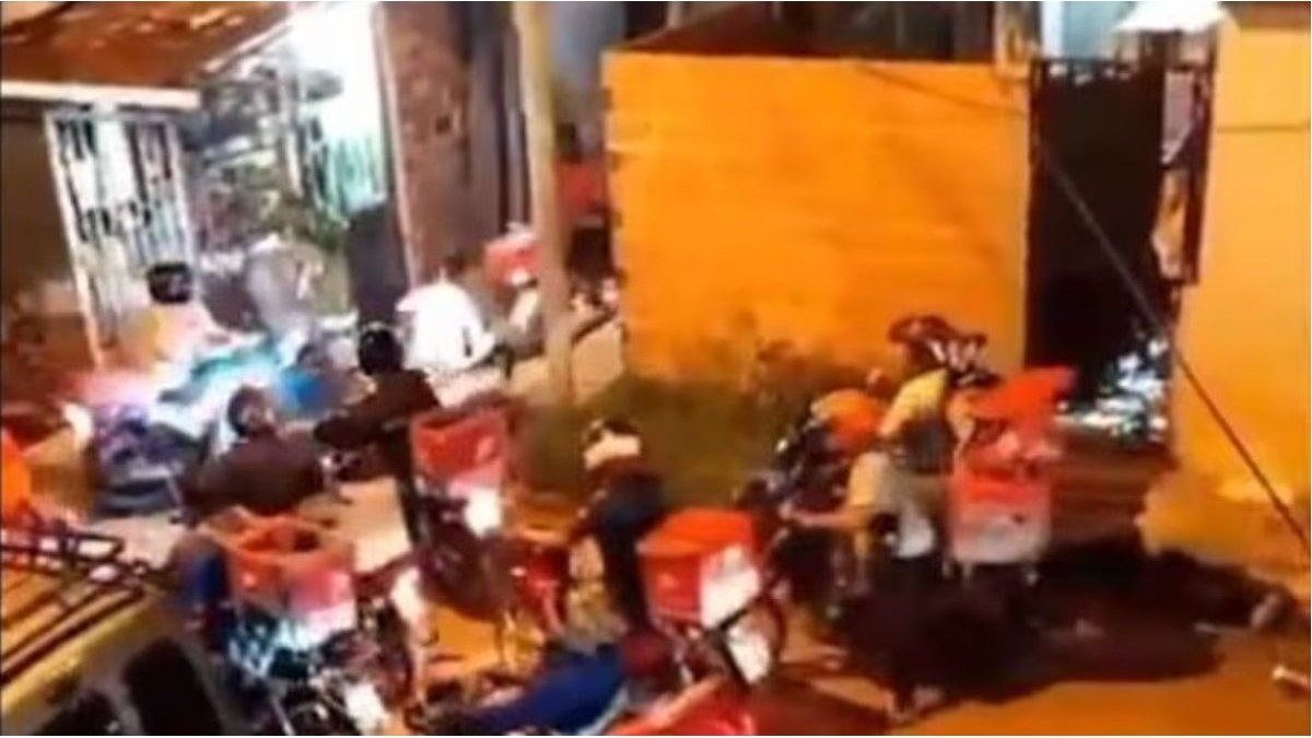 La Matanza: Justicieros Deliveries entered a villa to recover a motorcycle