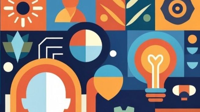 Imagen artificial generada con el promt: Crea una imagen que te remita a Inteligencia Artificial para el desarrollo humano de América Latina y el Caribe.