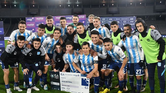 Racing está en octavos de la Copa Argentina.