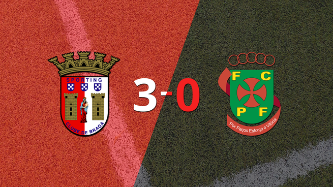 Paços De Ferreira Se Fue Goleado 3 0 En Su Visita A Sc Braga