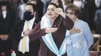 GESTO. Xiomara Castro, nueva presidenta de Honduras, pretende darle a su gestión un fuerte sesgo reformista como respuesta a las profundas inequidades que atraviesan a ese país.