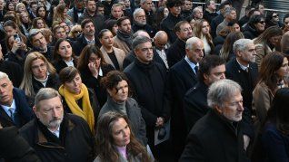 El acto se realizó bajo el lema “La impunidad sigue; el terrorismo también”.