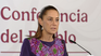 Claudia Sheinbaum in the People's Morning from the National Palace.
