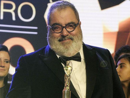 El conductor, al recibir el premio Martín Fierro de Oro en 2016.