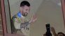 Lionel Messi went out to the hotel balcony to greet the fans. Lionel Messi went out to the hotel balcony to greet the fans.