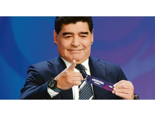 A la carga. Maradona criticó a Tinelli, quien se reunió con Bauza y podría ser secretario de selecciones. “Nadie lo designó”, afirmó el Diez.