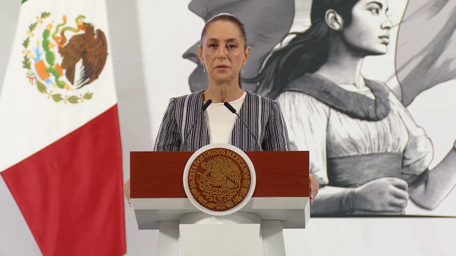 Claudia Sheinbaum advierte a la población por el huracán Erick y activan alerta naranja en Guerrero y Oaxaca.