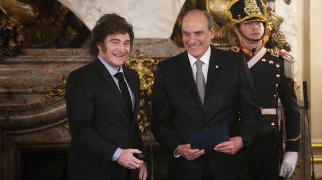 Guillermo Francos y Javier Milei