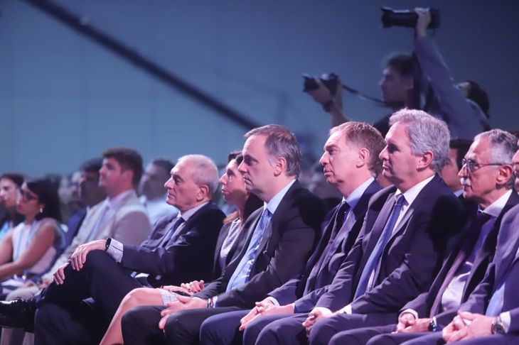 Parte del Gabinete, presente en el discurso de Javier Milei. Parte del Gabinete, presente en el discurso de Javier Milei.