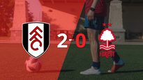 con dos goles, fulham se impuso a nottingham forest en el estadio craven cottage