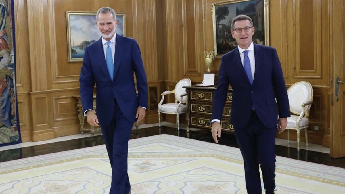 The King of Spain Felipe VI commissioned the leader of the Popular Party, Alberto Núñez Feijóo, to form a government