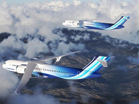 Avión NASA y Boeing.