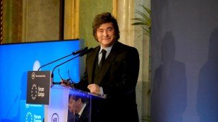 Javier Milei, durante su paso por Madrid.