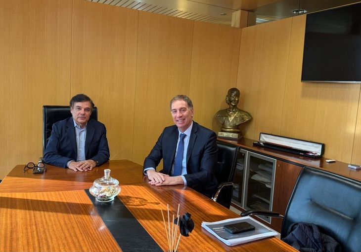 Carlos Rovira y Diego Santilli se reunieron semanas atrás en Misiones. Carlos Rovira y Diego Santilli se reunieron semanas atrás en Misiones.