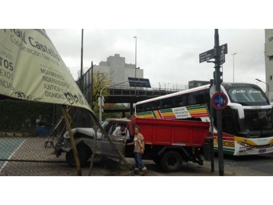 El hecho ocurrió en la esquina de San Juan y Paseo Colón.
