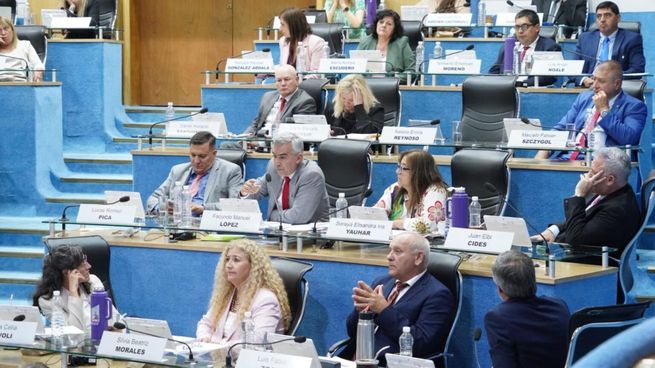 La Legislatura de Río Negro, durante el debate por Ficha Limpia.