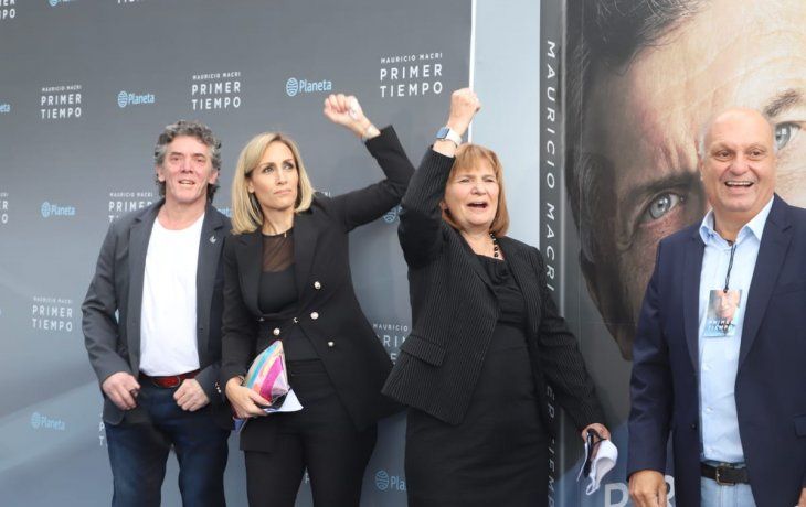 Maximiliano Guerra, Florencia Arietto, Patricia Bullrich y Hernán Lombardi.