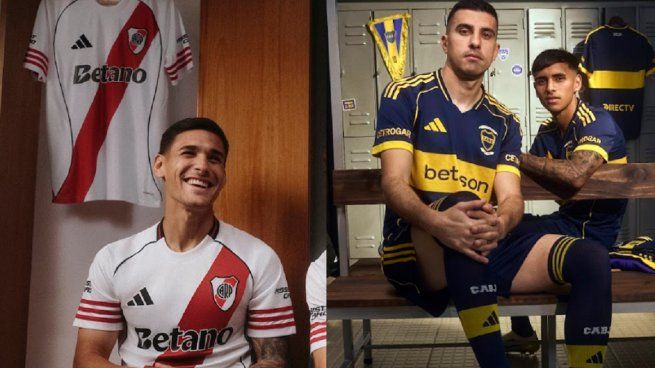 Adidas presentó las nuevas camisetas de River y Boca para el Mundial de Clubes