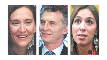 Gabriela Michetti, Mauricio Macri, María Eugenia Vidal