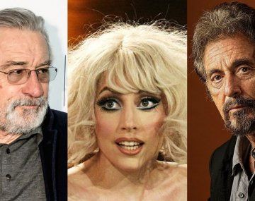 RobertDe Niro, Lady Gaga y Al Pacino 