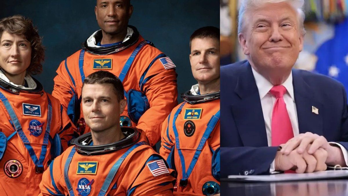 Donald Trump llamó a los astronautas de Artemis II: 