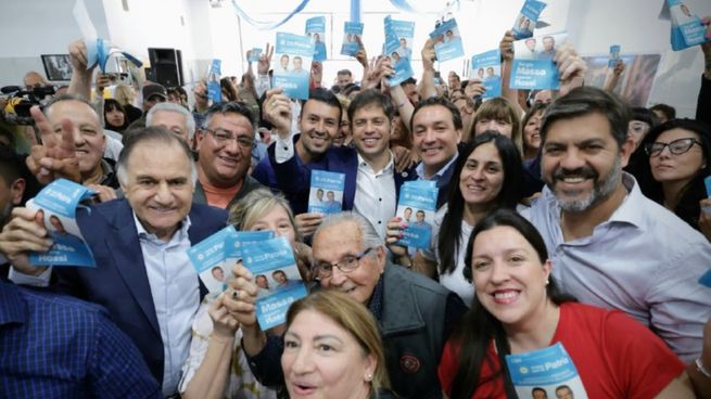 Axel Kicillof apoyó la candidatura de Sergio Massa.