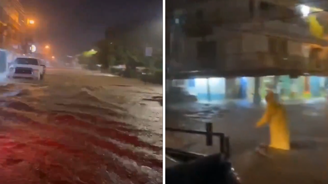 Primeras imágenes de Oaxaca tras el impacto de Erick.